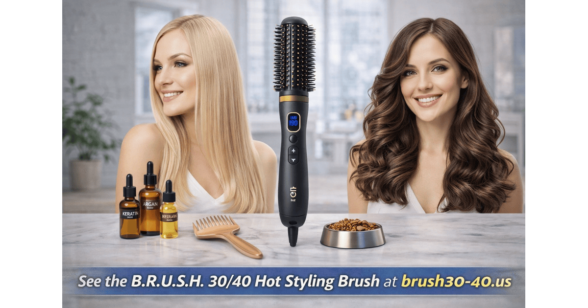 BRUSH 30/40 Thermal Hair Styling Brush – Shine & Smooth