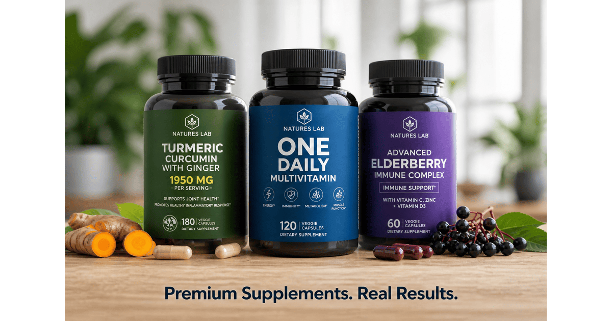 Nature’s Lab Vitamins & Supplements – Premium Wellness