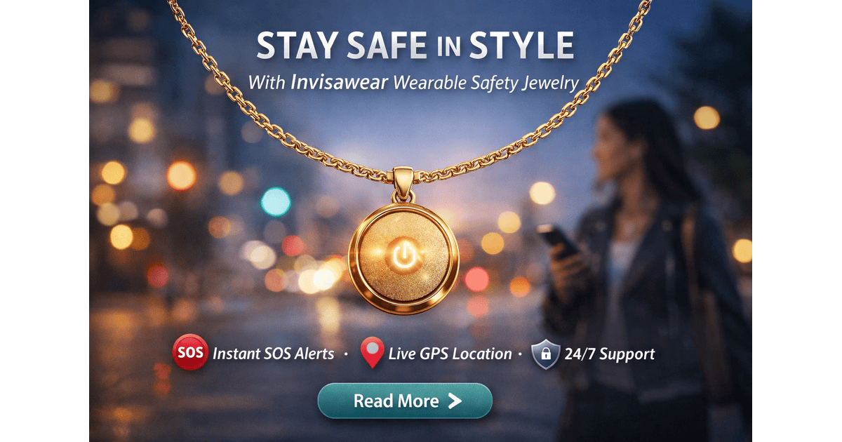 Smart Safety Wearables & Jewelry – invisaWear Personal SOS